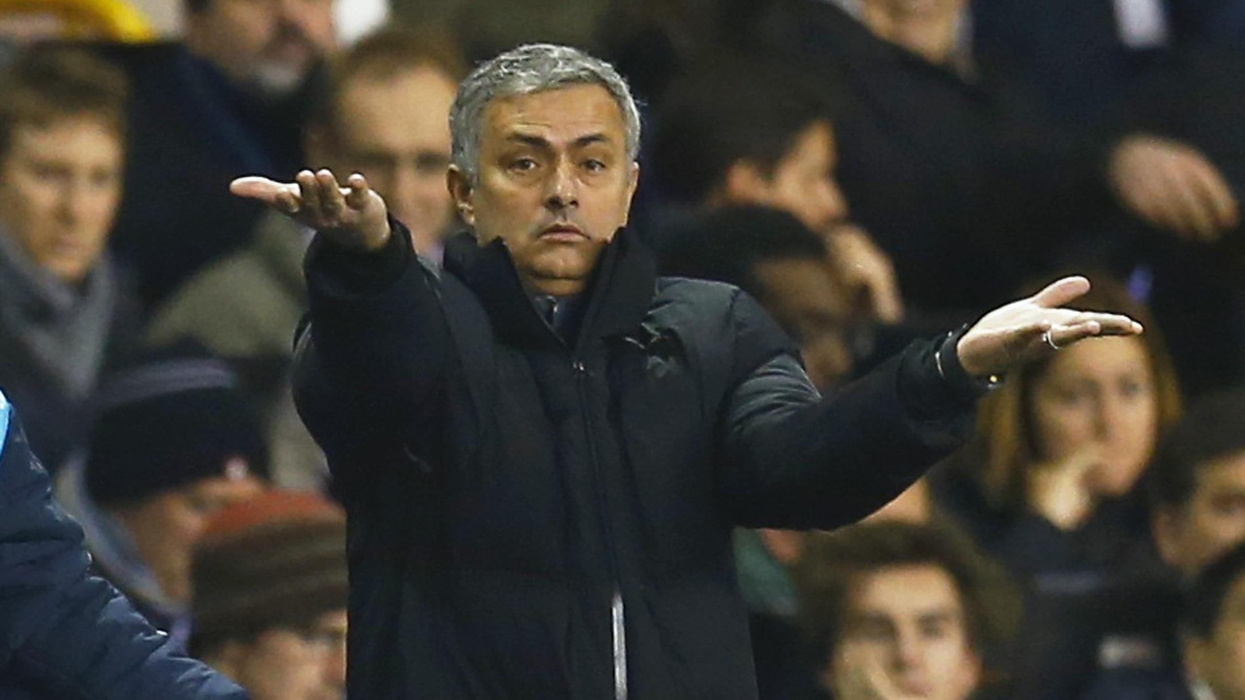 Jose Mourinho refuses to answer 'campaign' questions after ...