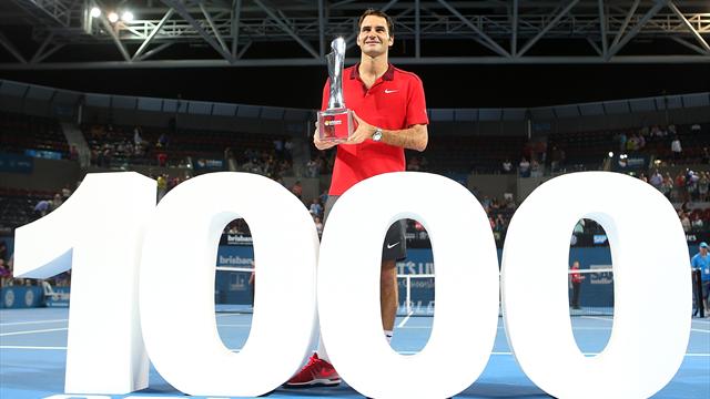 Roger Federer '1000'ler kulübünde!