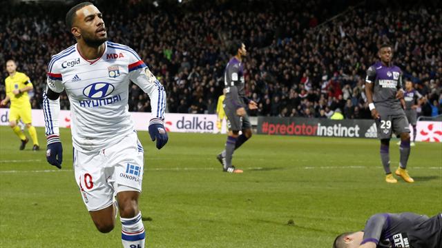 Lyon et Lacazette marchent sur la Ligue 1