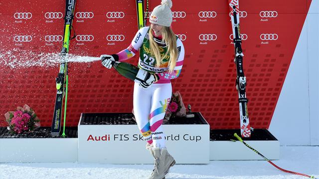 Avec une 63e victoire-record, Vonn est seule sur sa planète