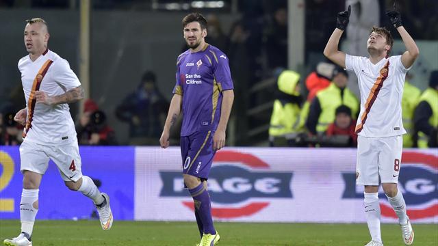 Fiorentina'yı yenemeyen Roma zirveden kayıyor