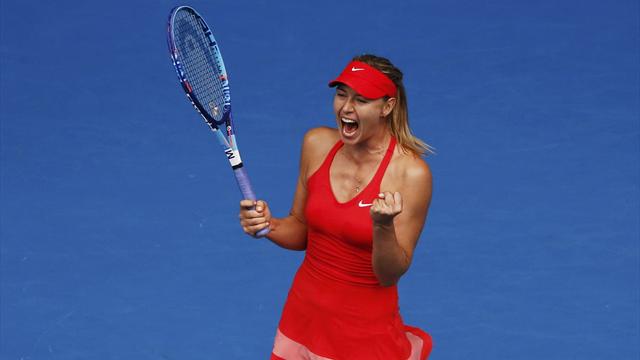 Sharapova'nın tecrübesi, Bouchard'a şans tanımadı