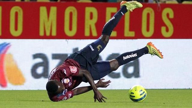 Genç futbolcunun talihsiz anı
