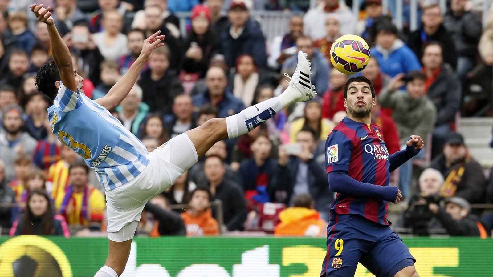 İspanya La Liga 24. Hafta Barcelona 01 Malaga İspanya Ligi 2014