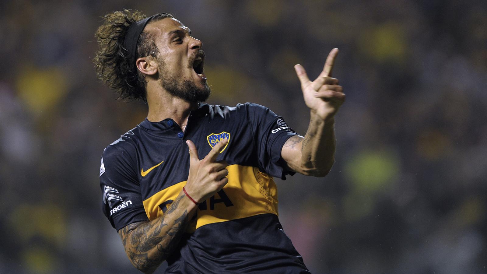 Dani Osvaldo heads winner on Boca debut in Copa Libertadores South American Football 2013