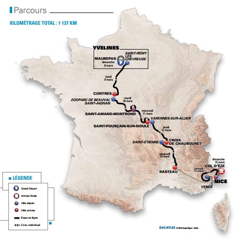 Streckencheck zu ParisNizza Eurosport