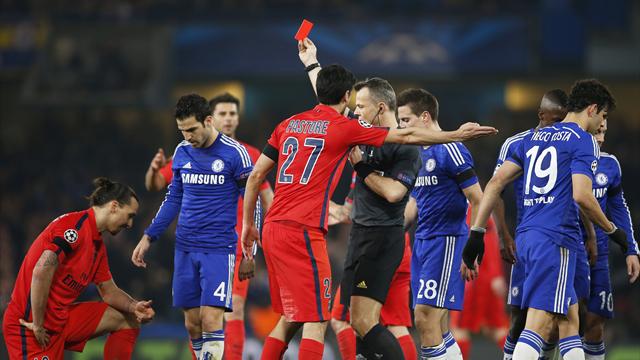 Ibrahimovic espulso: 4° rosso in carriera come Davids