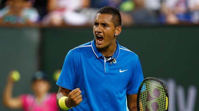 Kyrgios Indian Wells'e galibiyetle başladı