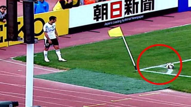 Rüzgarın yardımıyla kornerden gol attı