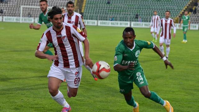 PTT 1. Lig: Giresunspor 1-1 Elazığspor - Türkiye 1. Ligi 2014-2015