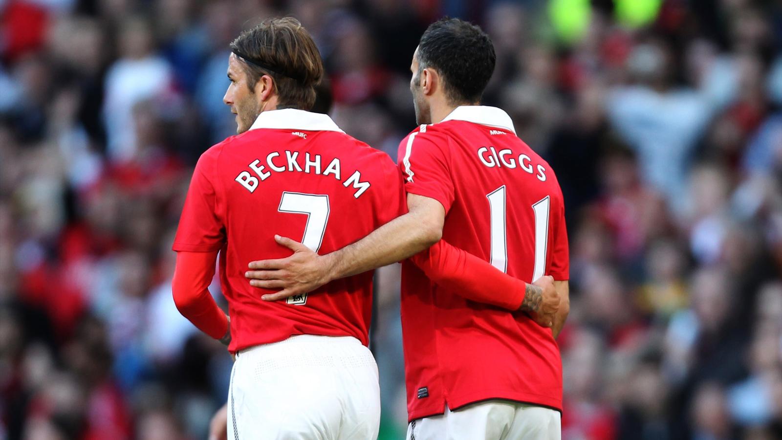 David Beckham Ryan Giggs Has Qualities To Be Manchester United Boss Eurosport