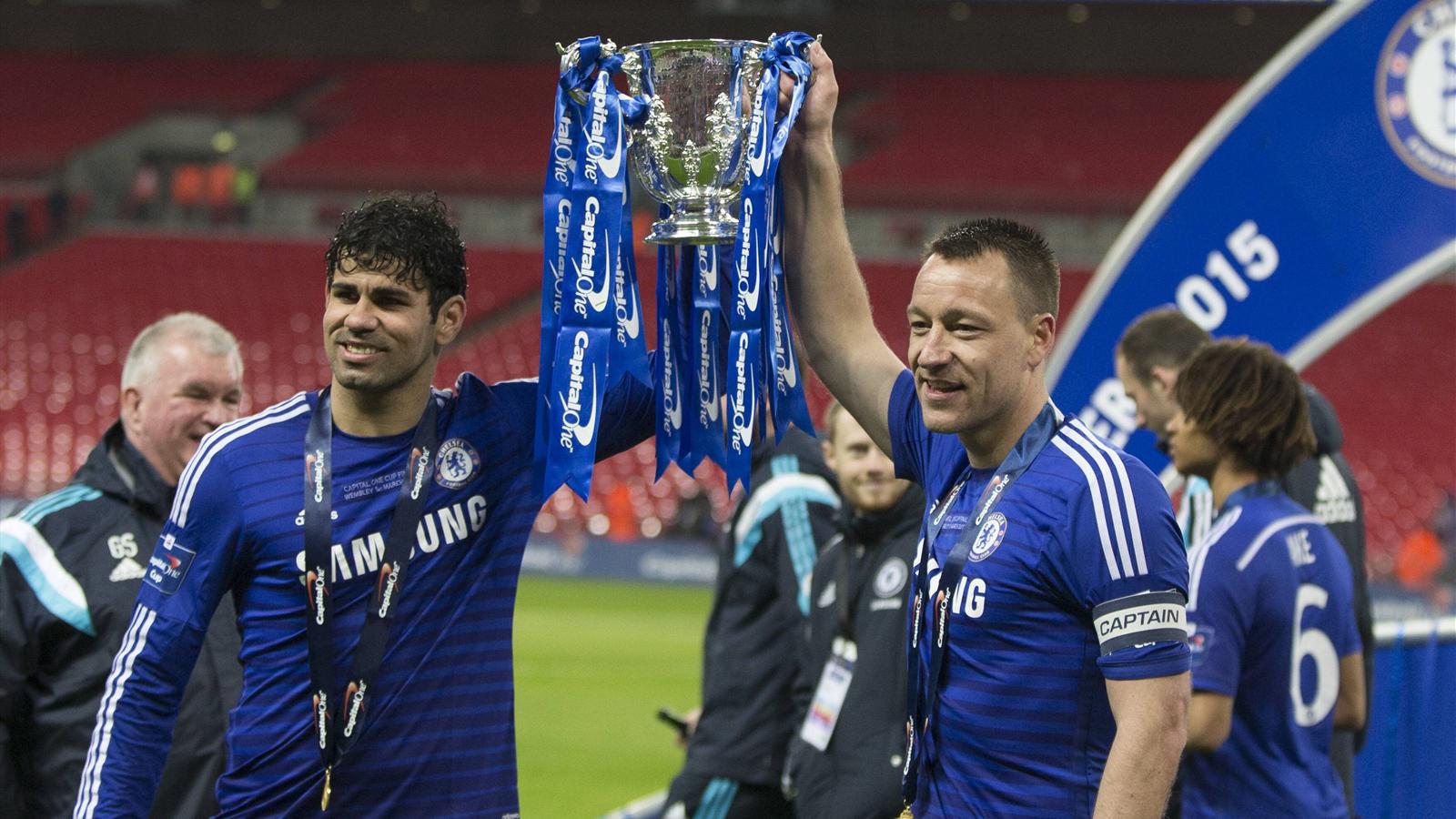Диего Коста и Джон Терри, «Челси», Кубок английской лиги – 2015 год