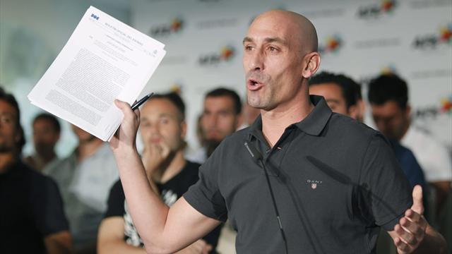 Luis Rubiales, nuevo presidente de la Real Federación Española de Fútbol