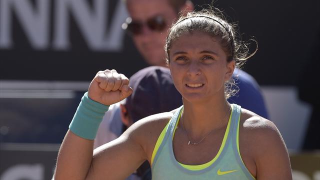Alla Knapp il derby con la Schiavone, Errani avanti
