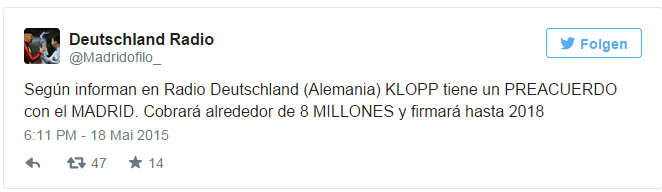 LE BUZZ story: Klopp & Real Madrid