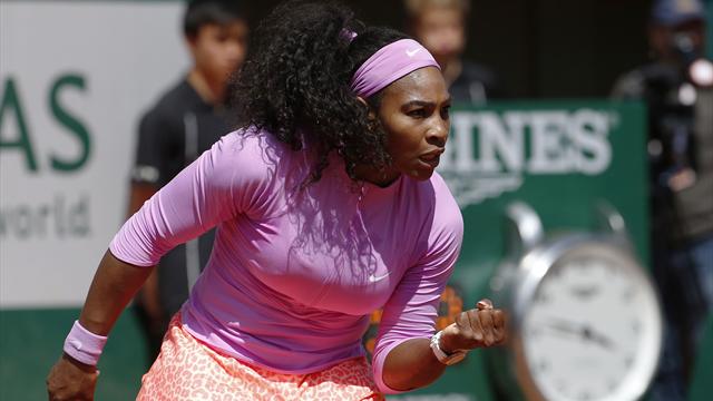 Serena s'est encore fait peur...