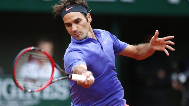 Federer a frôlé la sortie de route d'entrée