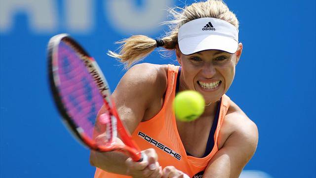 Kerber feiert klaren Halbfinalsieg im deutschen Duell
