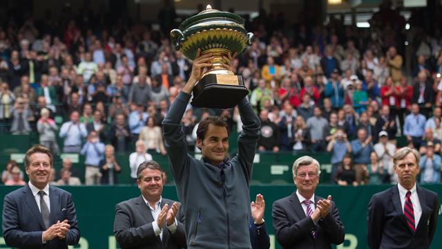 A Halle, Federer réussit le grand huit