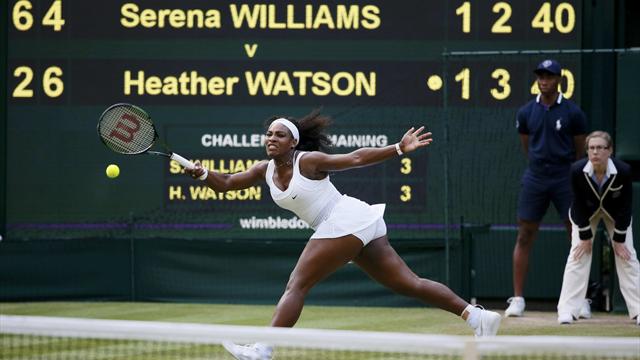 Watson'ın çabası Serena'yı yıkmaya yetmedi