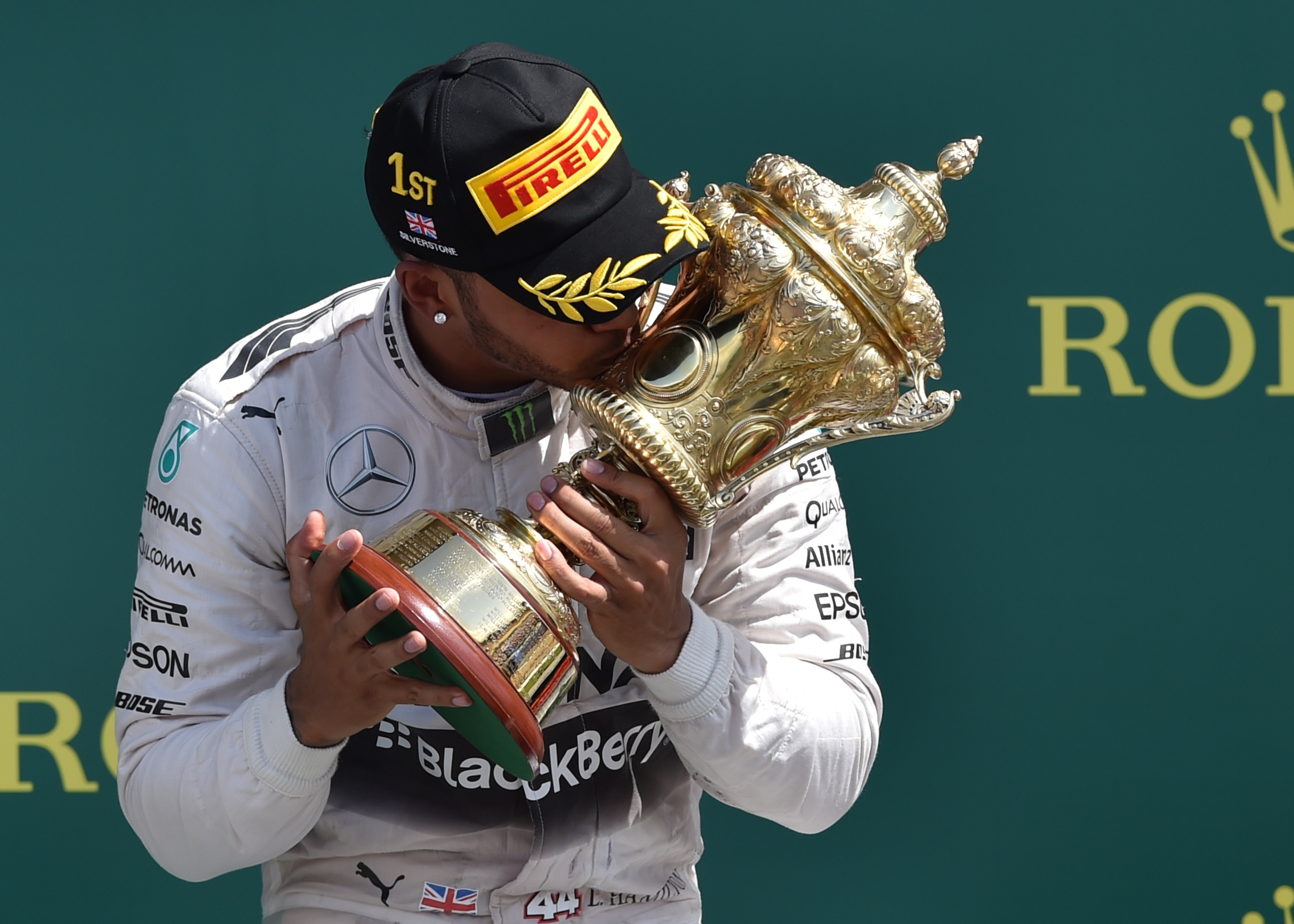 Lewis Hamilton (Mercedes) au Grand Prix de Grande-Bretagne 2015