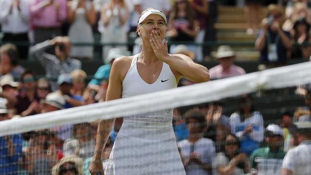 Maria Sharapova through in straight sets