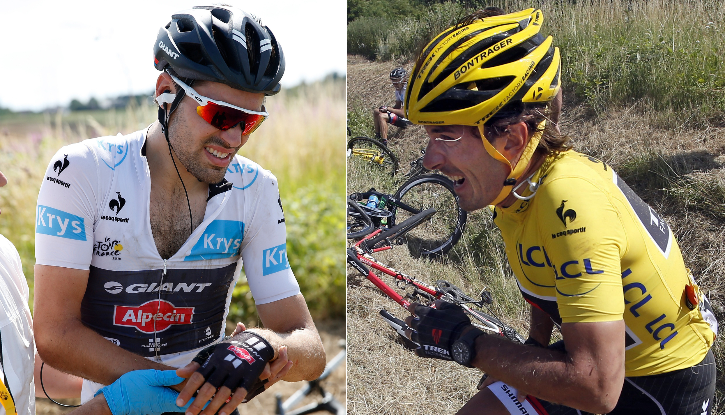 Tom Dumoulin, Fabian Cancellara - Tour de France 2015