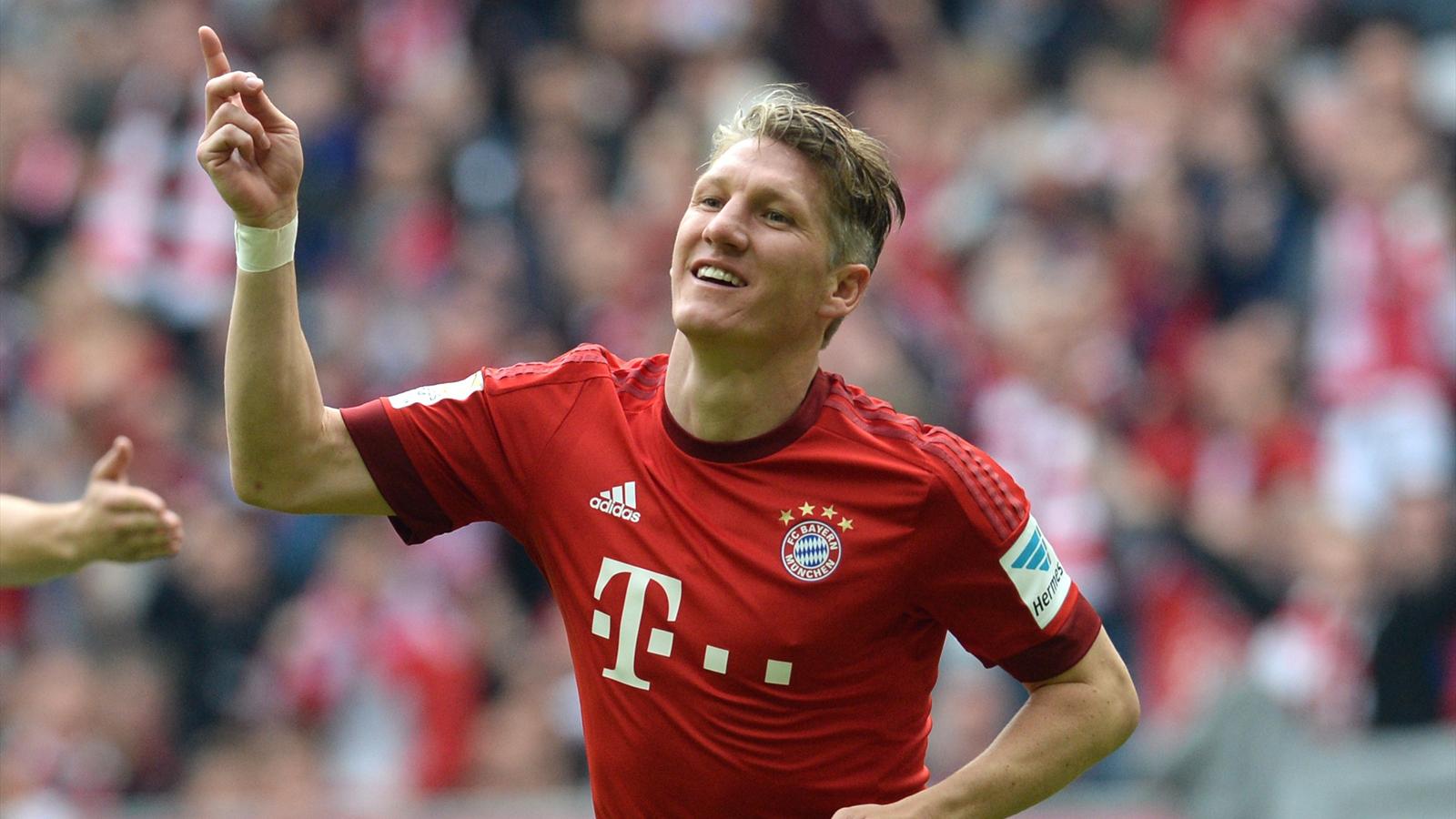 Sein letzter Torjubel im Bayern-Trikot: Bastian Schweinsteiger nach seinem Treffer gegen Mainz