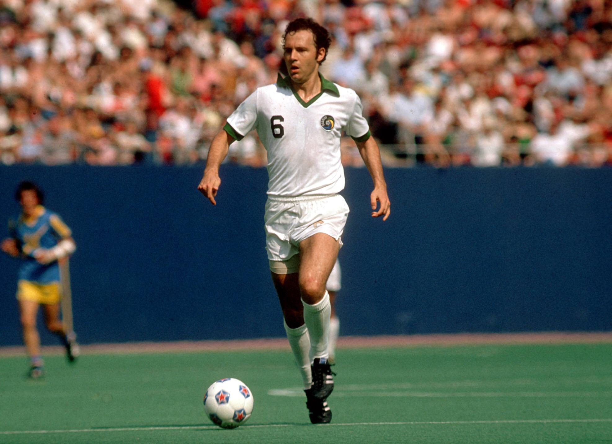 Beckenbauer sous le maillot du New York Cosmos