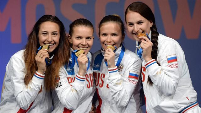 Сборная России победила в командном зачете на чемпионате мира по фехтованию