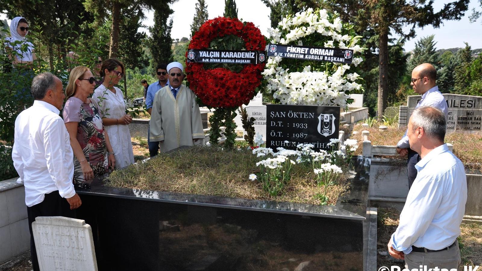 Beşiktaş'ta Şan Ökten anıldı