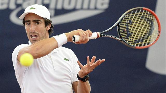 Pablo Cuevas en finale face à Steve Johnson