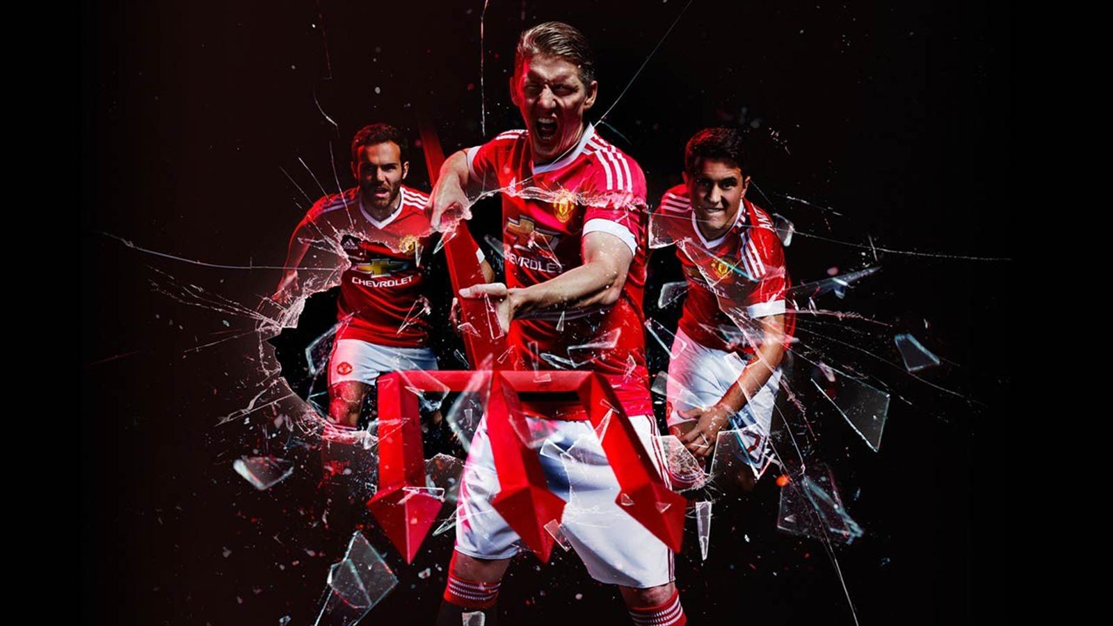 Manchester United Go Retro With 80s Style New Home Kit Premier League 2015 2016 Football Eurosport Uk