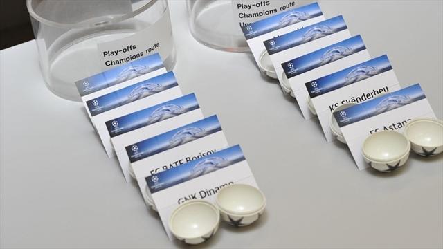 Şampiyonlar Ligi'nde play off eşleşmeleri belli oldu