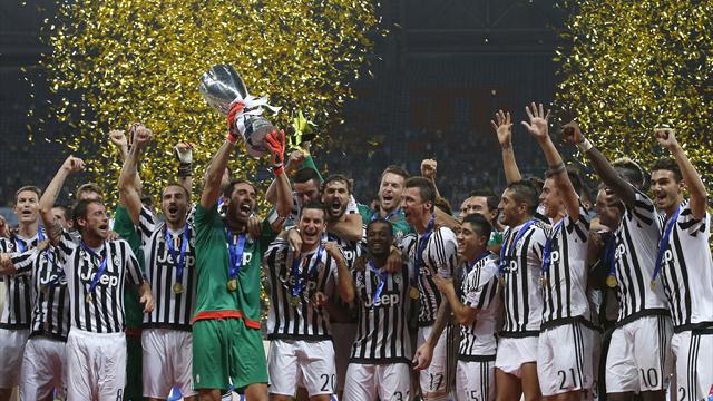 Juventus new boys sink Lazio to claim Super Cup win