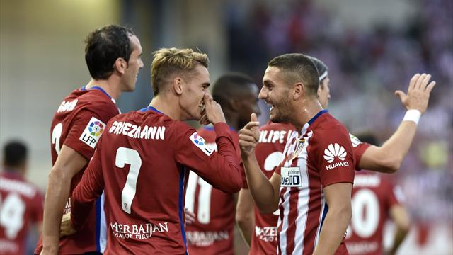 Guidé par Griezmann, l’Atlético débute tranquillement