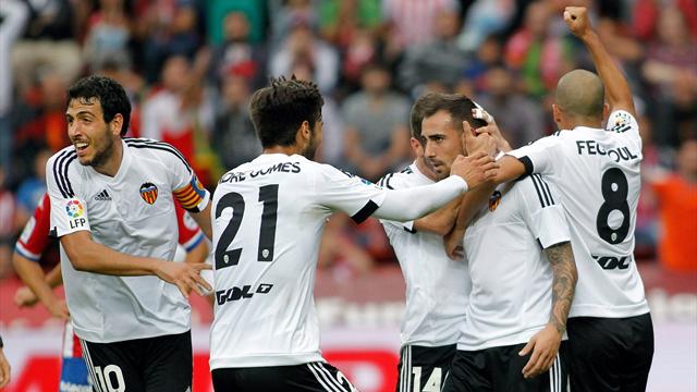 Sporting-Valencia: Alcácer rompe el muro de Gijón (0-1)