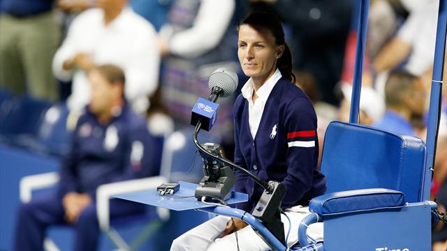 Eva Asderaki-Moore est devenue la première femme à arbitrer une finale du tableau masculin