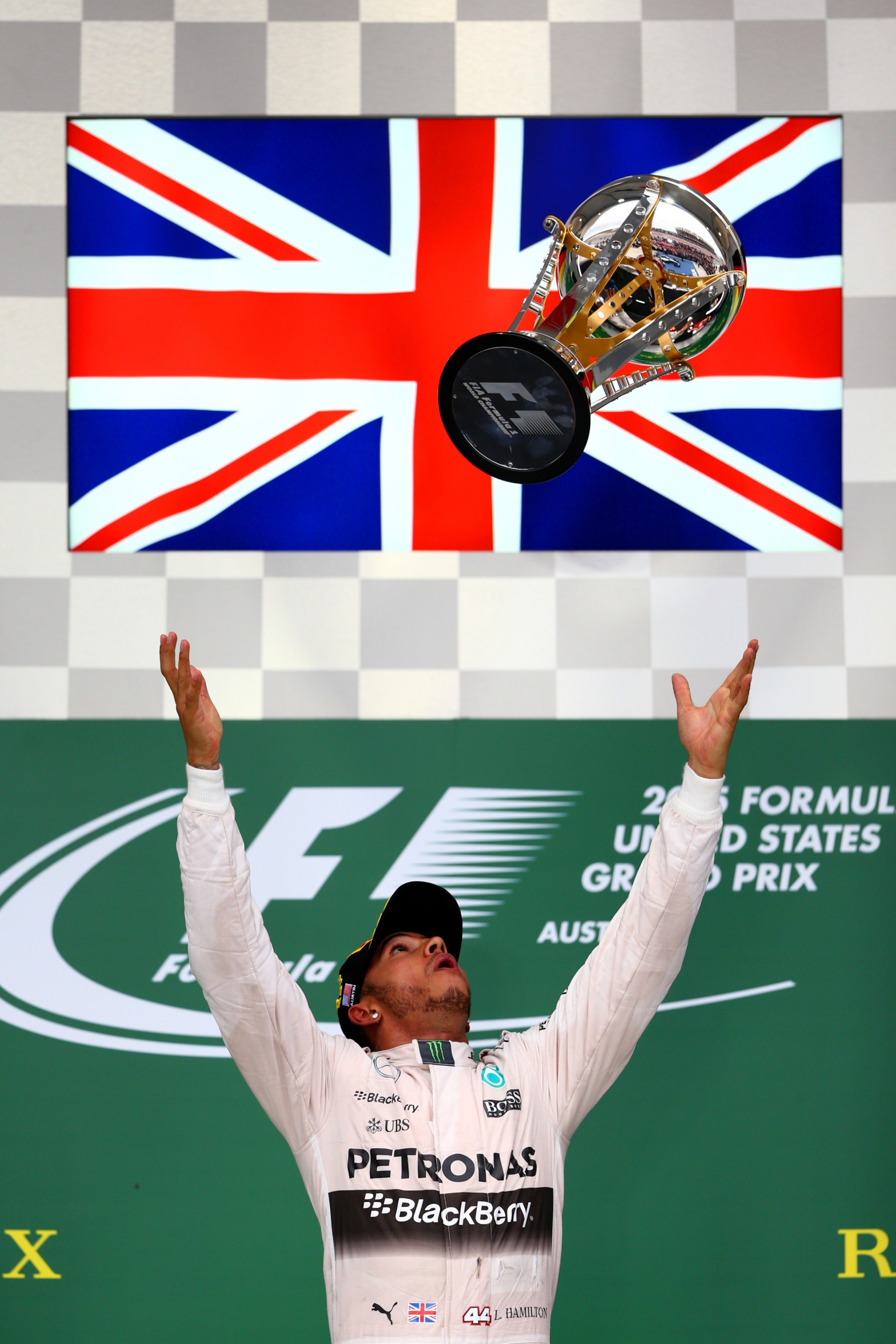 Lewis Hamilton (Mercedes) au Grand Prix des Etats-Unis d'Amérique 2015