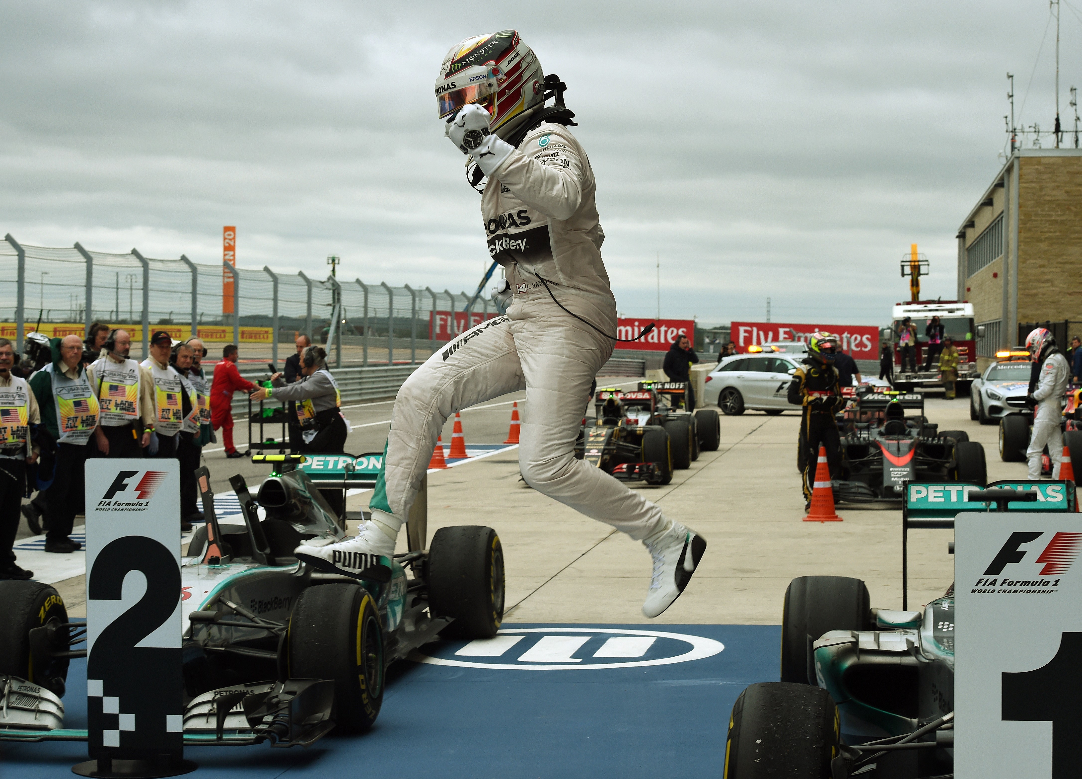 Lewis Hamilton (Mercedes) au Grand Prix des Etats-Unis d'Amérique 2015