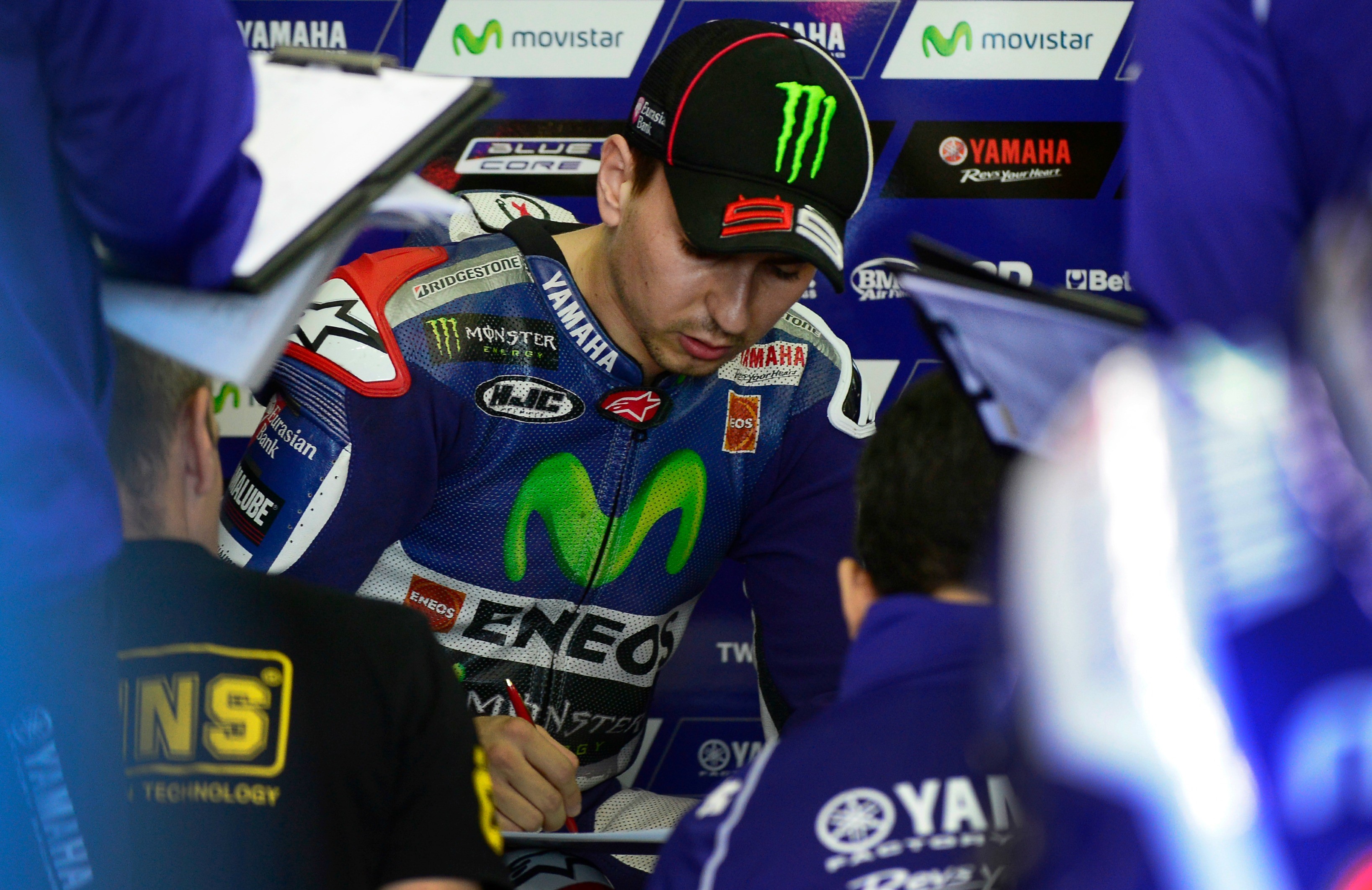 Jorge Lorenzo (Yamaha Factory) au Grand Prix de la Communauté de Valence 2015