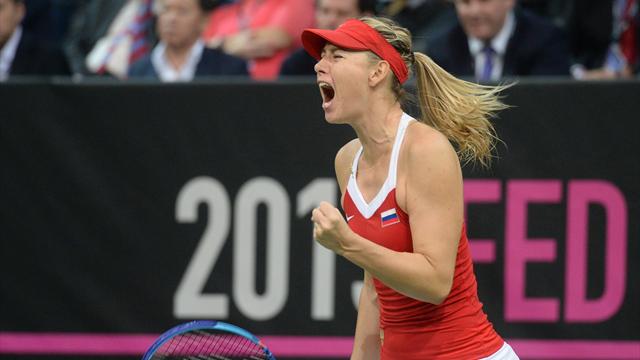 Sharapova officellement sélectionnée avec la Russie