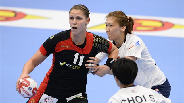Kantersieg gegen Südkorea: DHB-Frauen im Achtelfinale