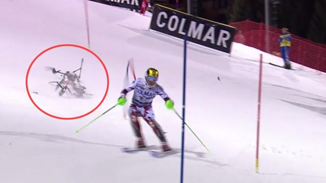 Droni vietati dopo l’incidente che ha quasi coinvolto Hirscher