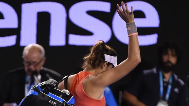 Muguruza tombe à son tour, le bas du tableau est dévasté