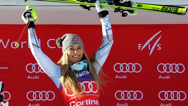 Vonn s'offre le doublé, une 75e victoire et la tête du général