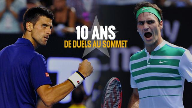 Federer - Djokovic : Une décennie de duels au sommet