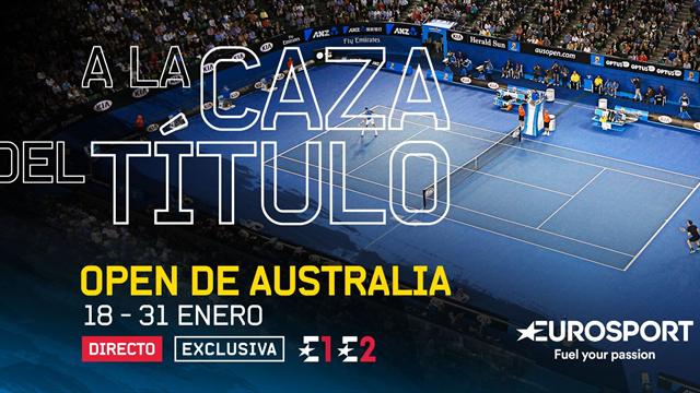 El Open de Australia de tenis en exclusiva, en Eurosport 1 y Eurosport 2