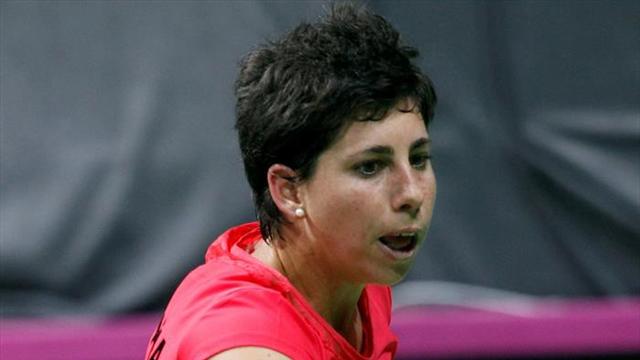 Carla Suárez aplasta a Radawanska y llega a la final de Doha (6-2 y 6-0)