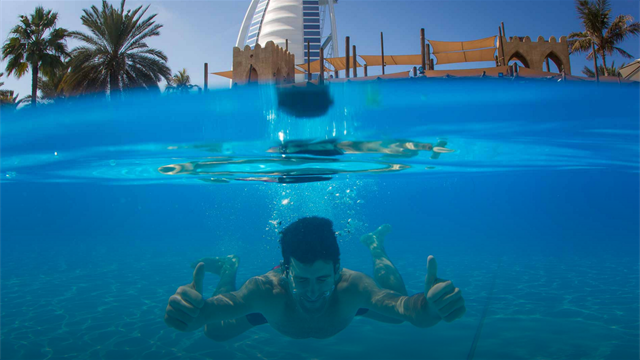 Djokovic'in Dubai keyfi